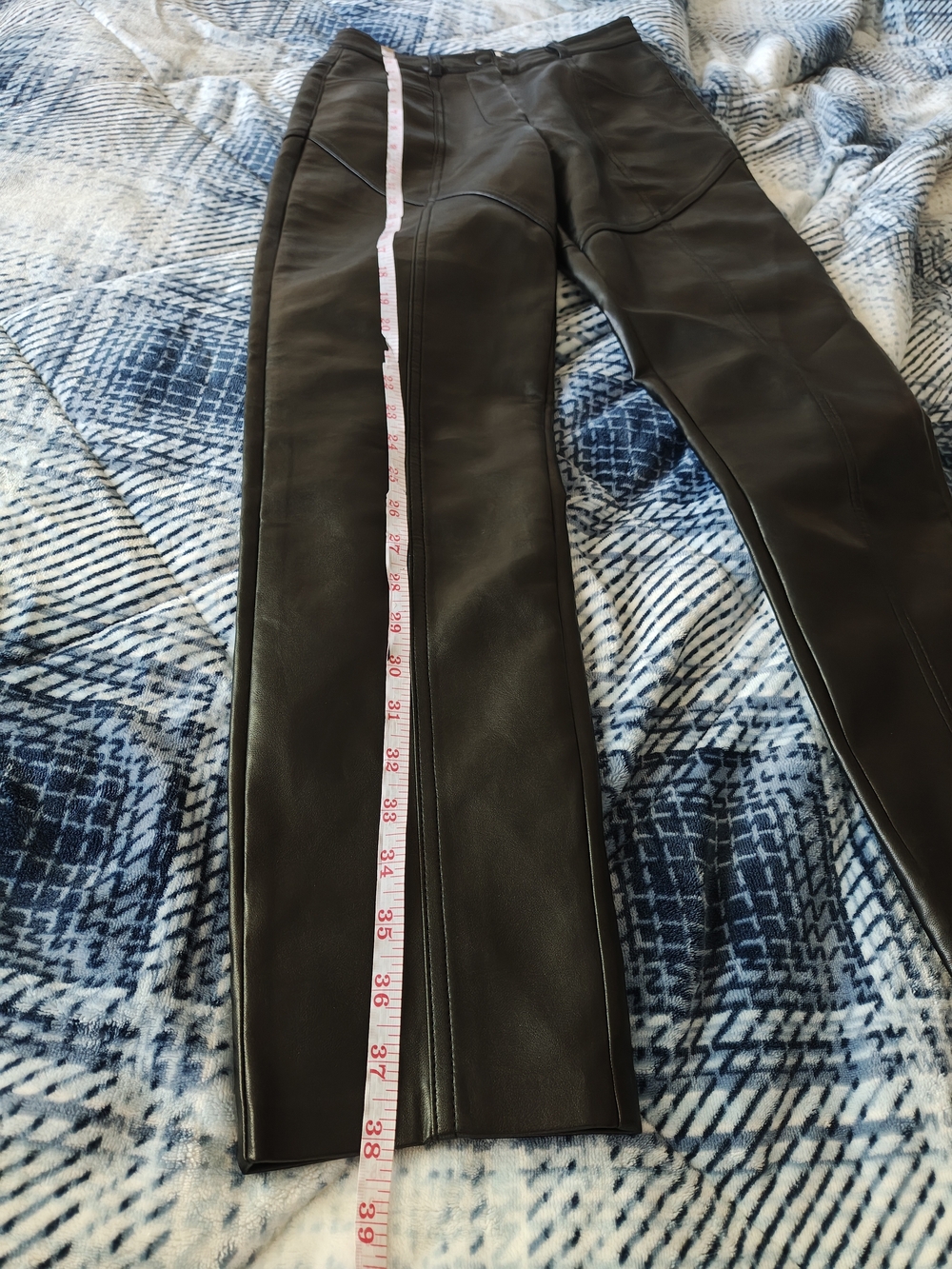 Wilfred High-Rise Leather Pants in Black New Without Tag💕 - Picture 14 of 14